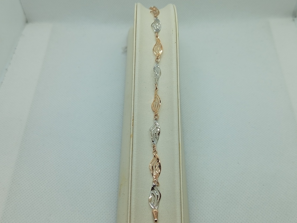 БРАСЛЕТ ПОЛНОВЕСНЫЙ Фантазия Au 585