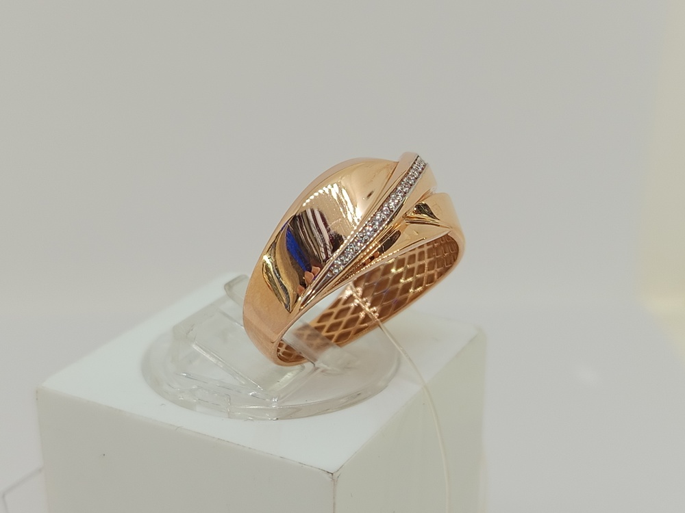 КОЛЬЦО С КАМНЯМИ (Au 585)