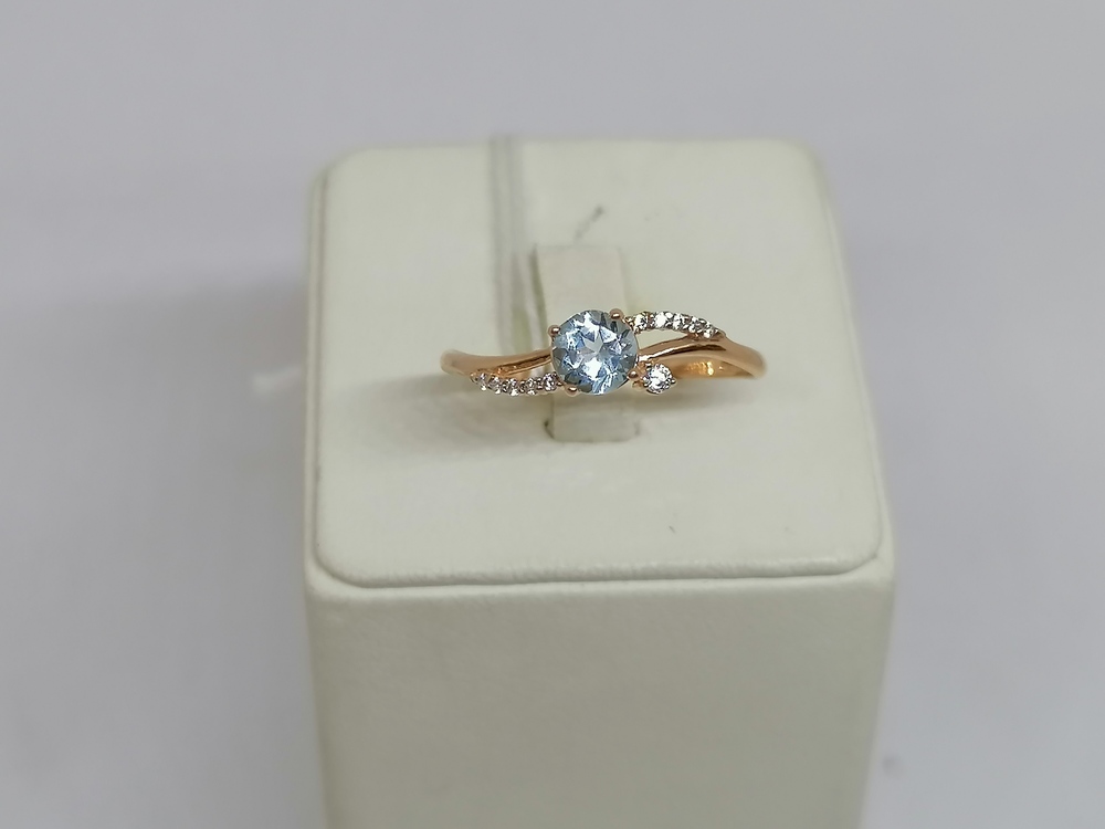 КОЛЬЦО С КАМНЯМИ (Au 375)