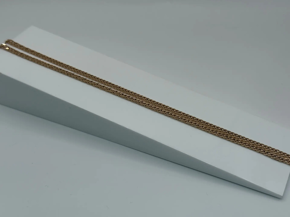 ЦЕПЬ ПУСТОТЕЛАЯ Ромб двойной (Au 585)