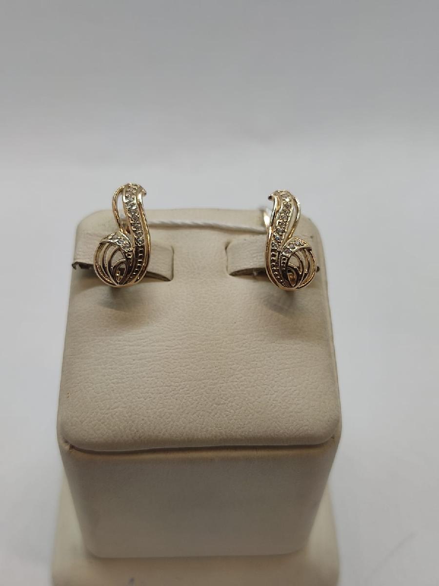 СЕРЬГИ С КАМНЯМИ (Au 585)