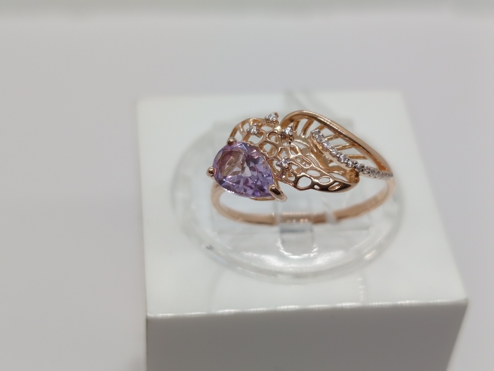 КОЛКМИ585 КОЛЬЦО С КАМНЯМИ (Au 585)