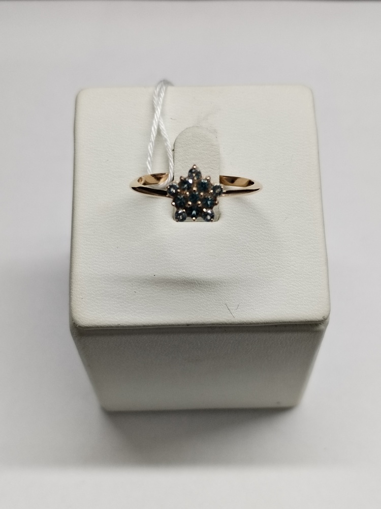 КОЛКМИ585 КОЛЬЦО С КАМНЯМИ (Au 585)