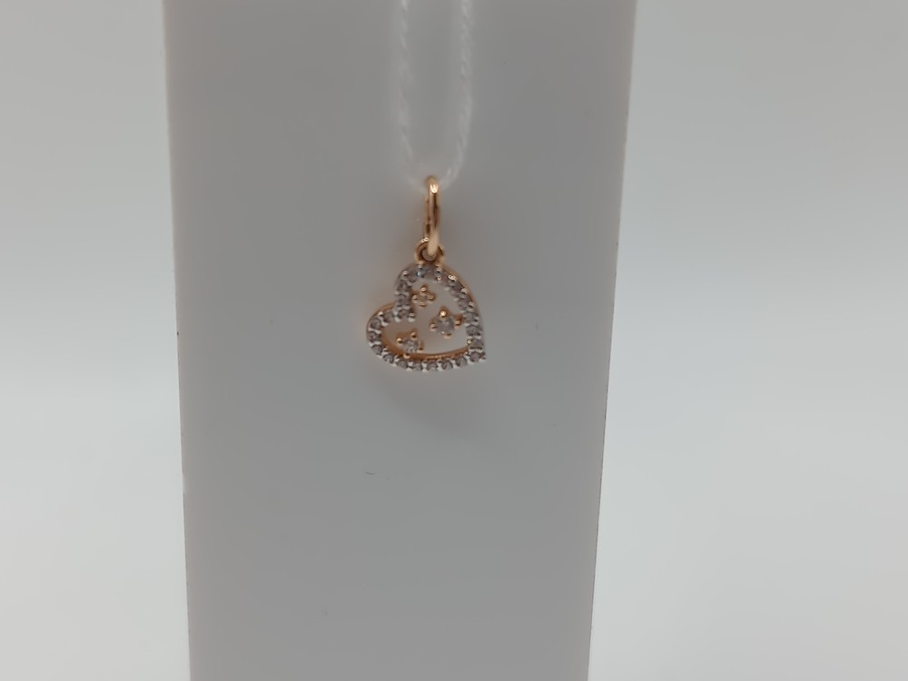 ПОДКМИ585 ПОДВЕСКА С КАМНЯМИ (Au 585)