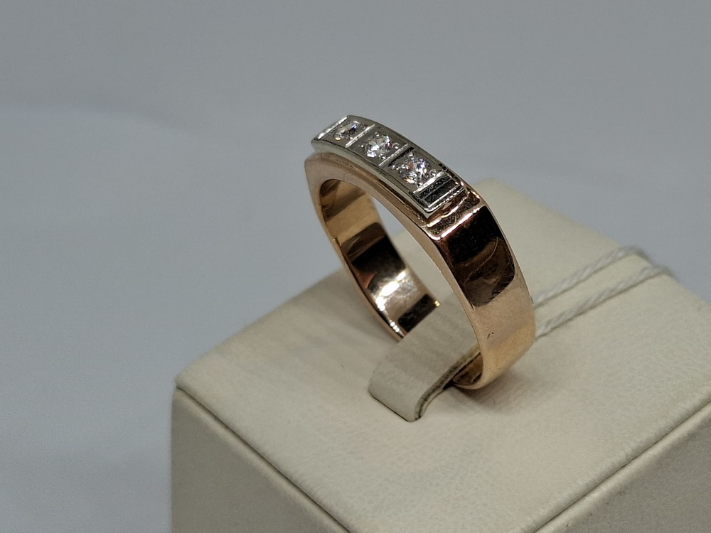 ПЕЧАТКА С КАМНЯМИ (Au 585)