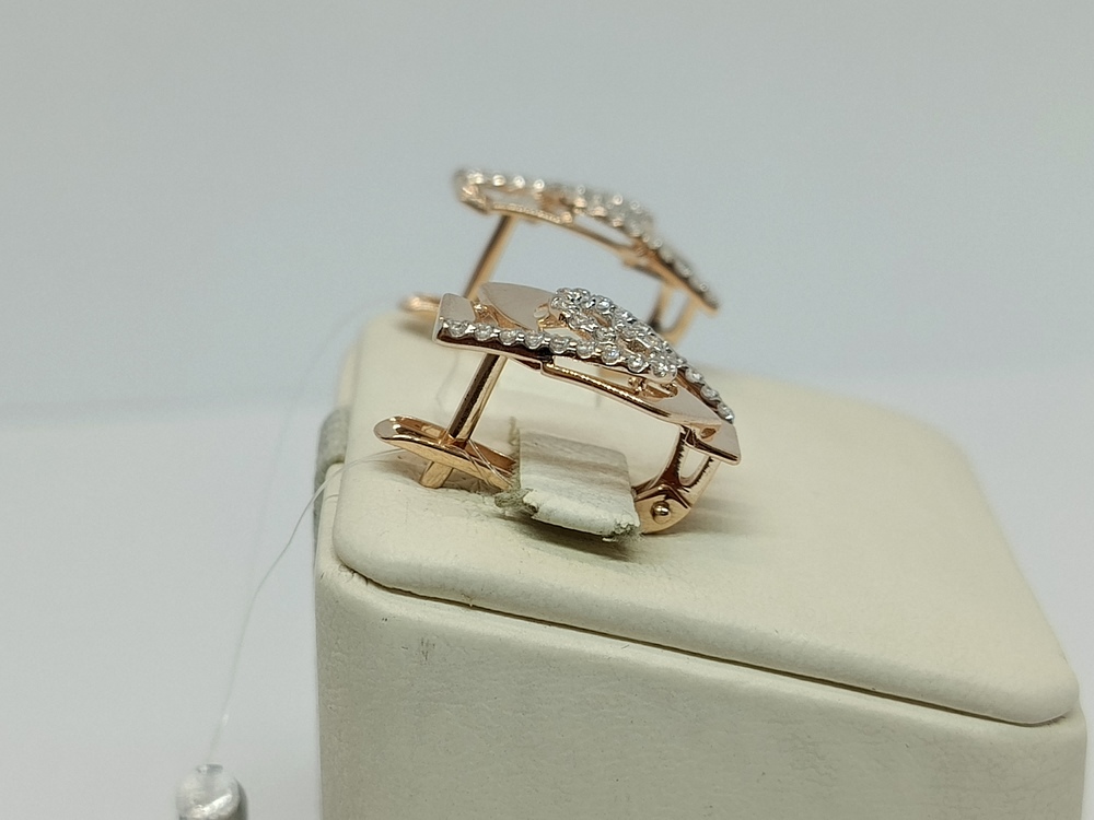 СЕРЬГИ С КАМНЯМИ (Au 585)