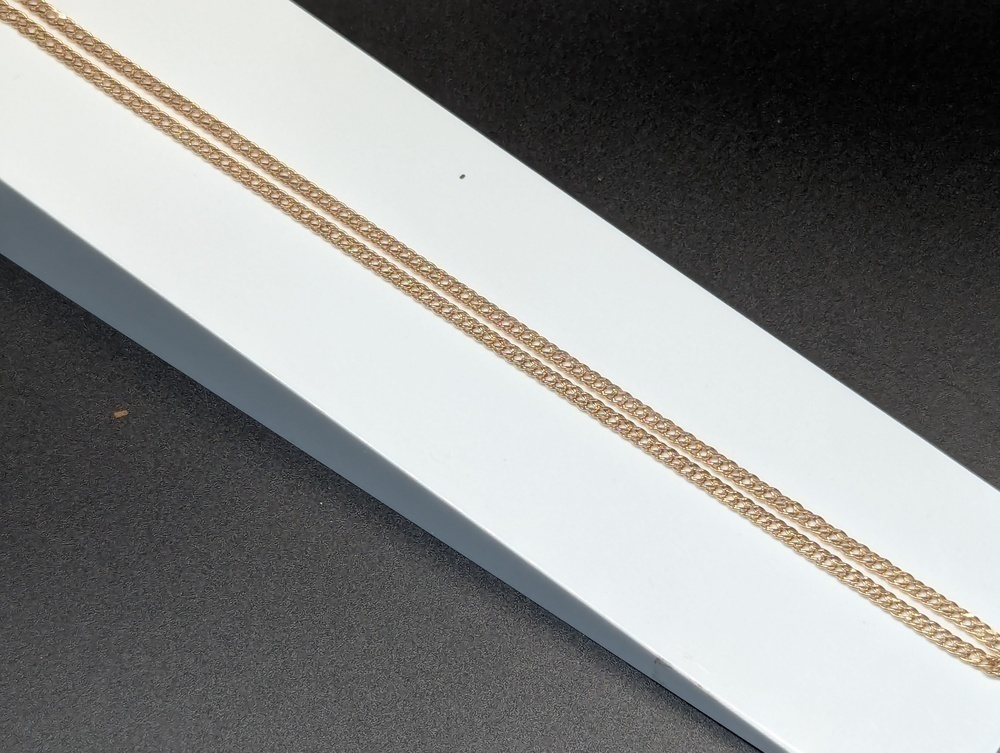 ЦПР2585 ЦЕПЬ ПУСТОТЕЛАЯ Ромб двойной (Au 585)