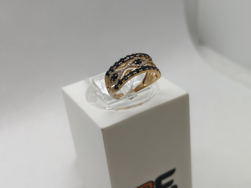 КОЛКМИ585 КОЛЬЦО С КАМНЯМИ (Au 585)
