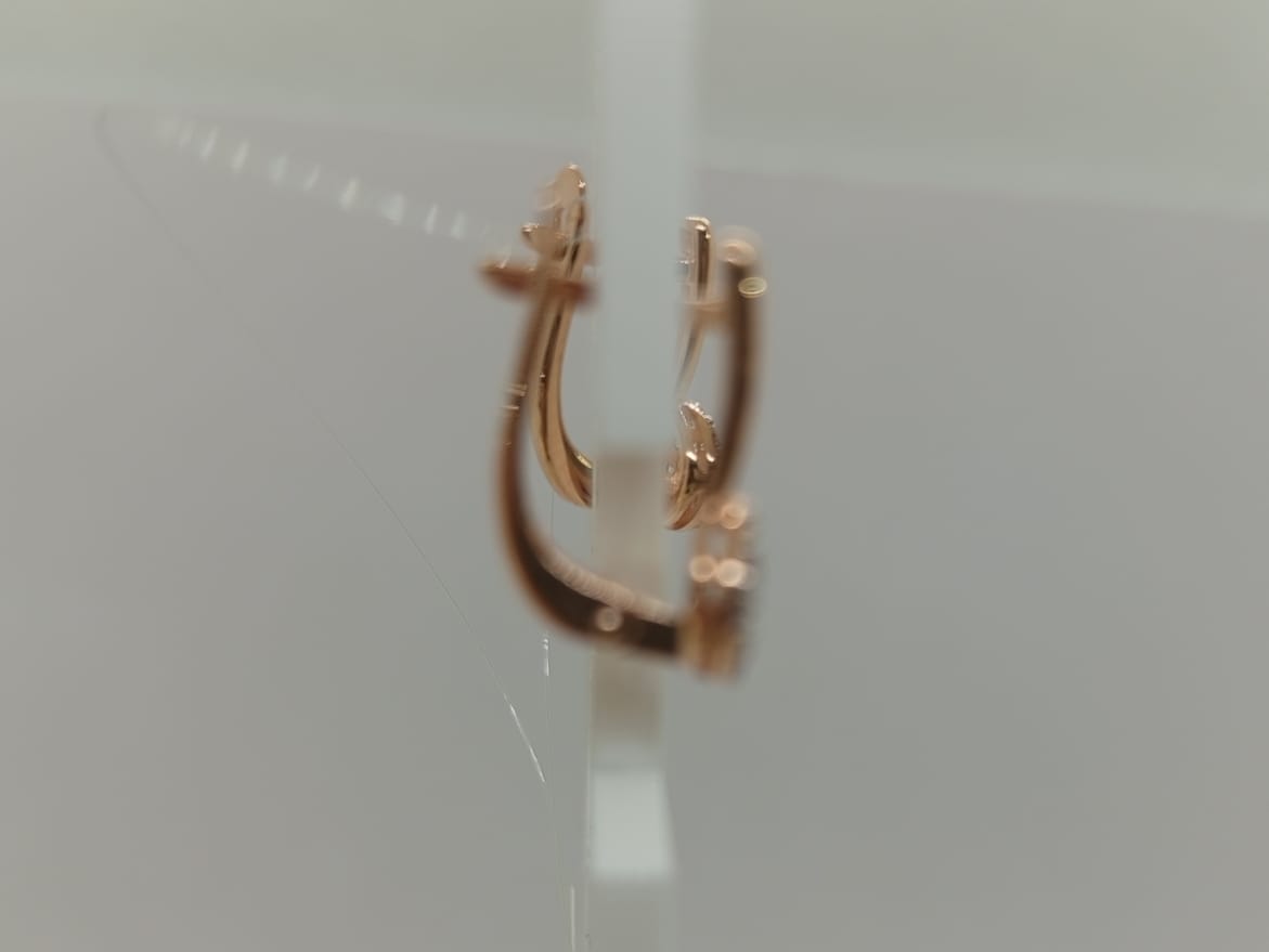 СЕРЬГИ С КАМНЯМИ (Au 585)