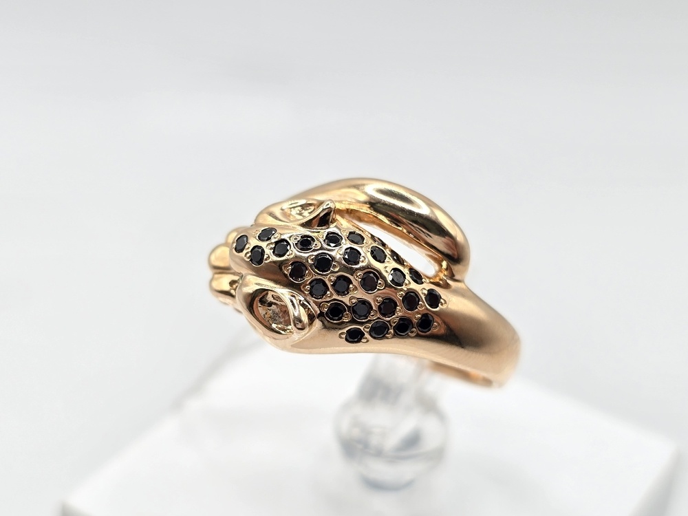 КОЛКМИ585 КОЛЬЦО С КАМНЯМИ (Au 585)