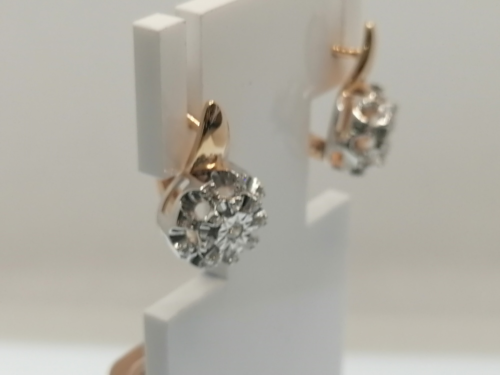 СЕРЬГИ БРИЛЛИАНТ (Au 585)