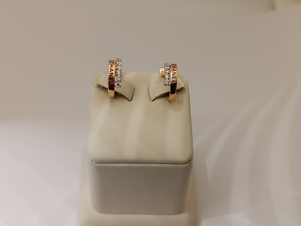 СЕРЬГИ С КАМНЯМИ (Au 585)