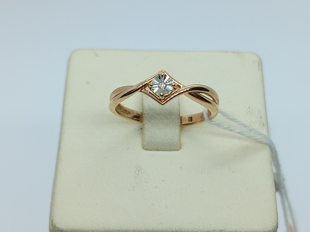 КОЛЬЦО БРИЛЛИАНТ Au 585