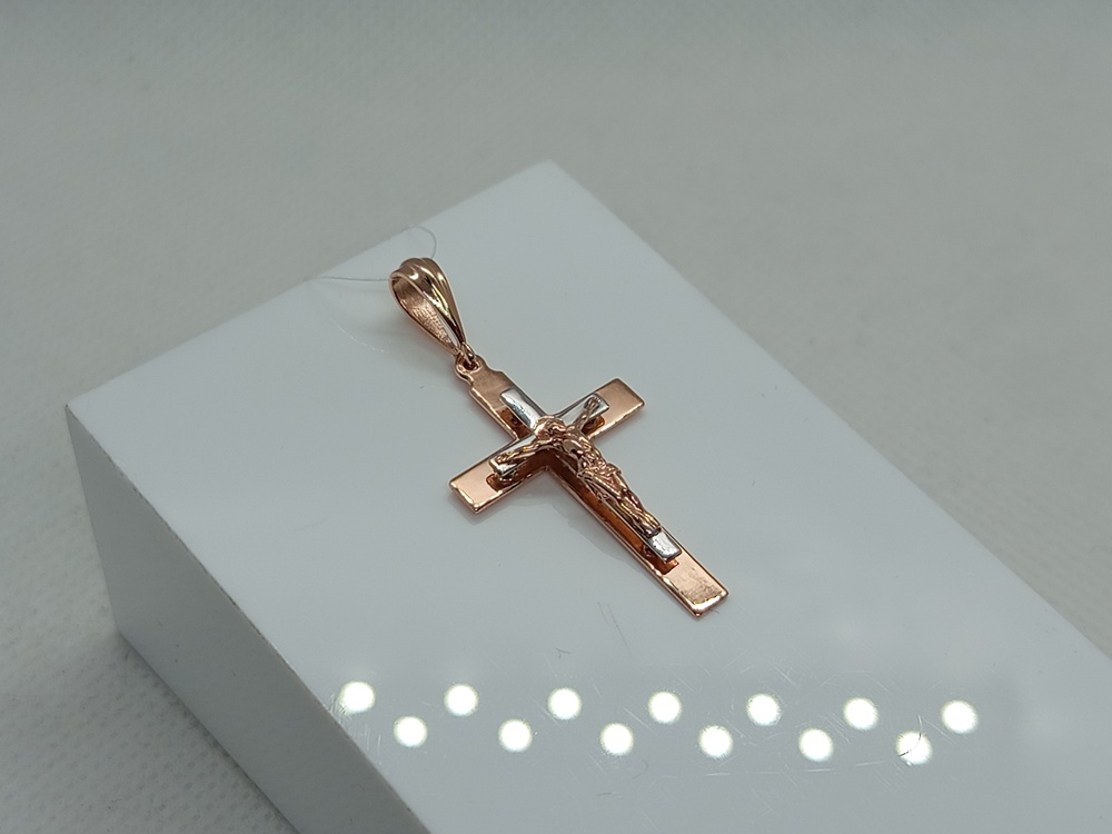 ПОДВЕСКА КРЕСТ (Au 585)
