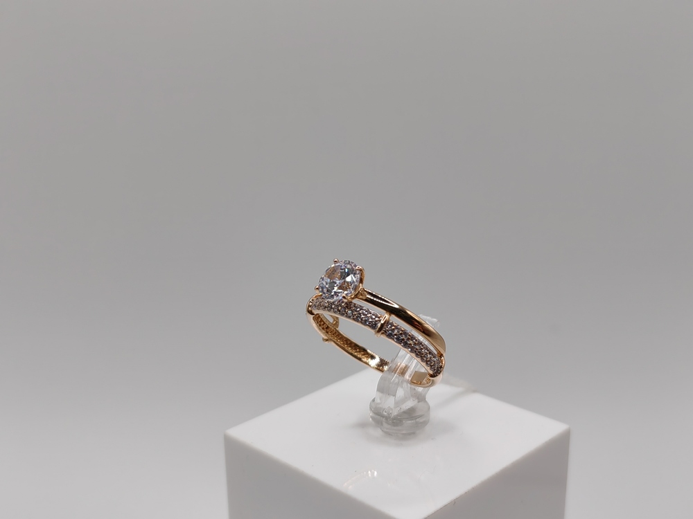 КОЛКМИ585 КОЛЬЦО С КАМНЯМИ (Au 585)