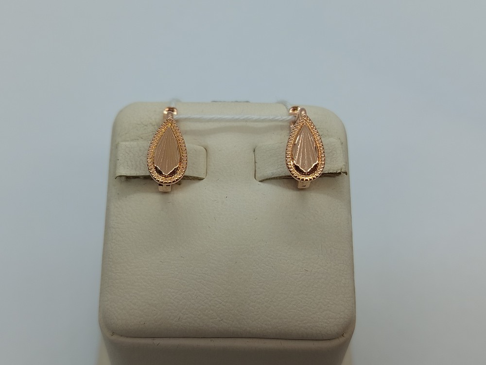 СЕРЬГИ БЕЗ КАМНЯ (Au 585)