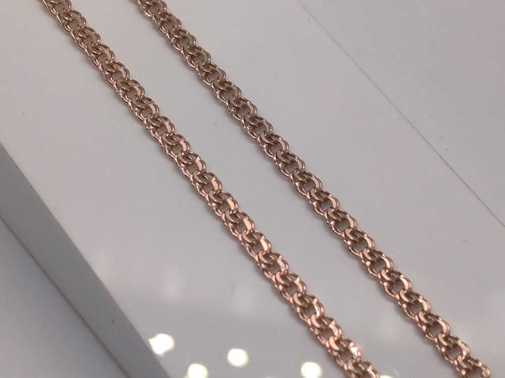 ЦЕПЬ ПУСТОТЕЛАЯ Бисмарк (Au 585)