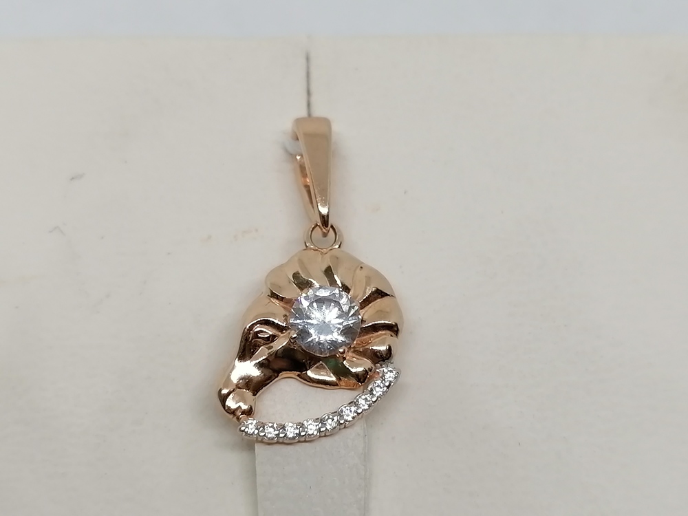 ПОДВЕСКА С КАМНЯМИ (Au 585)