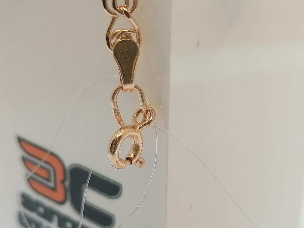 7060270П-16 БРАСЛЕТ ПУСТОТЕЛЫЙ Лав (Au 585)