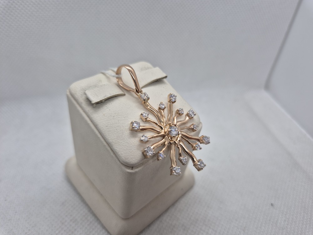 ПОДВЕСКА С КАМНЯМИ (Au 585)