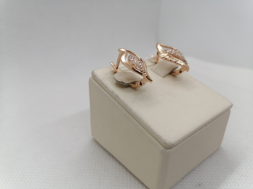 СЕРЬГИ С КАМНЯМИ (Au 585)