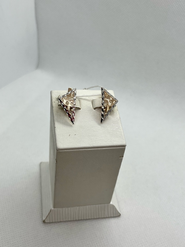 СЕРЬГИ БЕЗ КАМНЯ (Au 585)