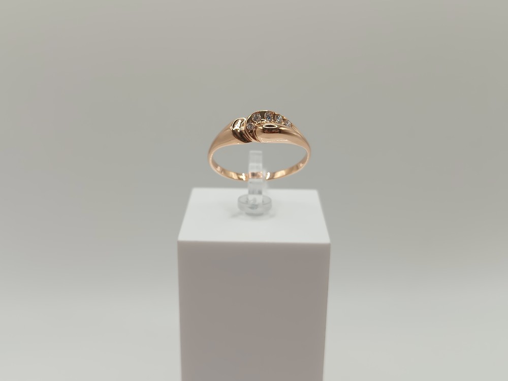 КОЛКМИ585 КОЛЬЦО С КАМНЯМИ (Au 585)