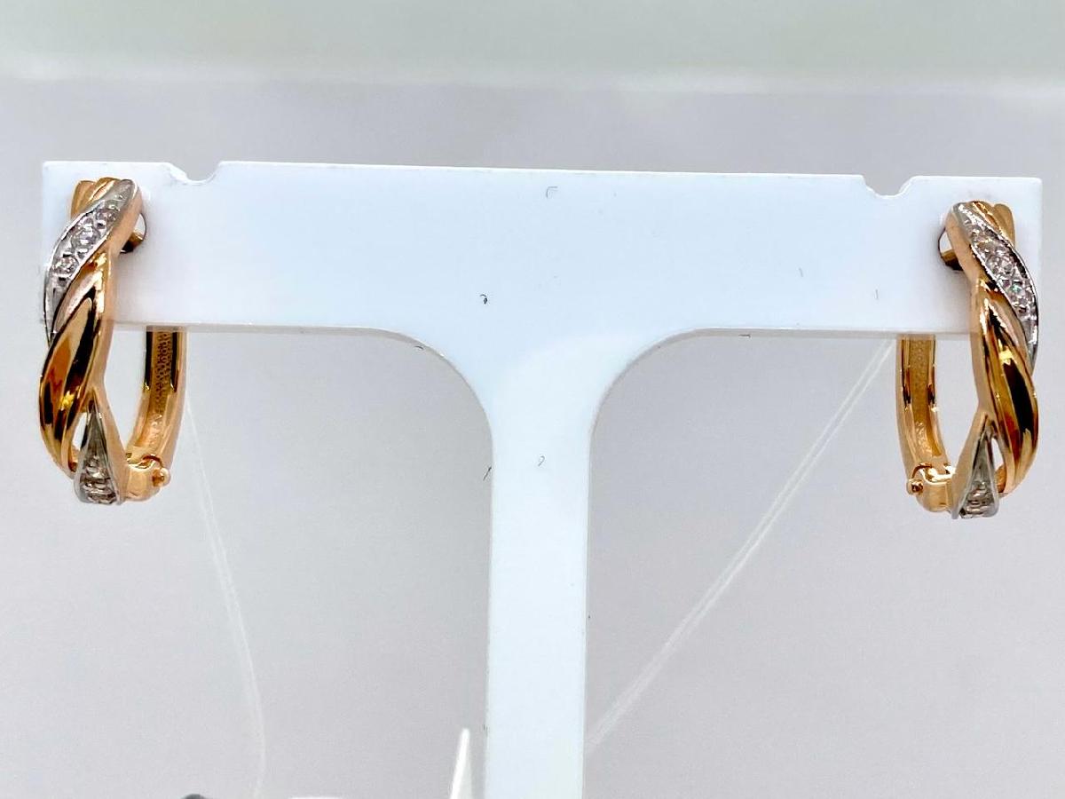 СЕРЬГИ С КАМНЯМИ (Au 585)