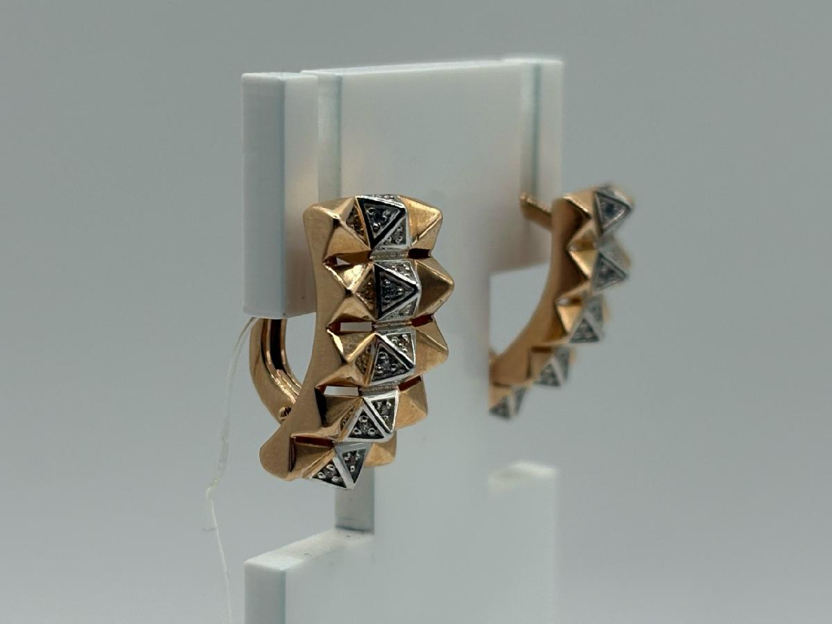 СЕРЬГИ С КАМНЯМИ (Au 585)