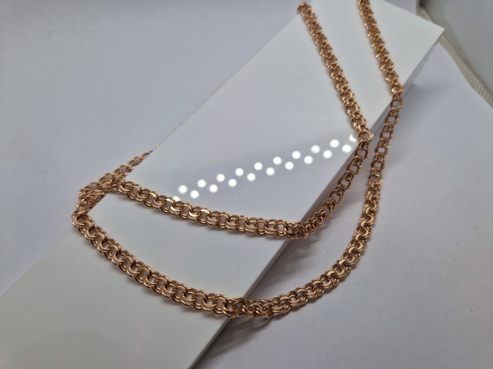 ЦЕПЬ ПОЛНОВЕСНАЯ Бисмарк (Au 585)