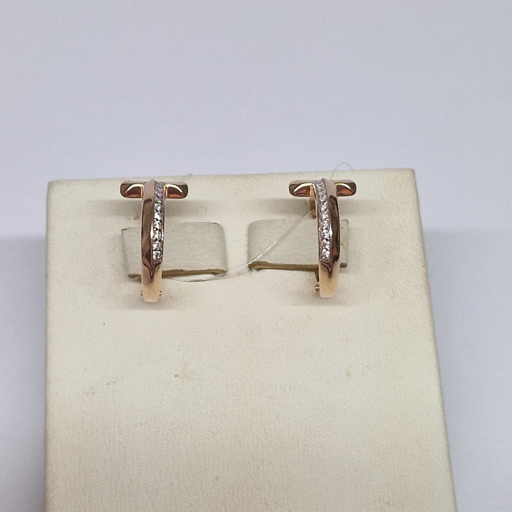 СЕРЬГИ С КАМНЯМИ (Au 585)