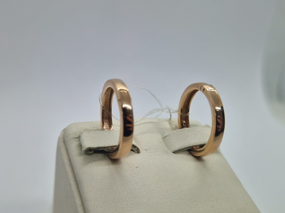 СЕРЬГИ БЕЗ КАМНЯ (Au 585)