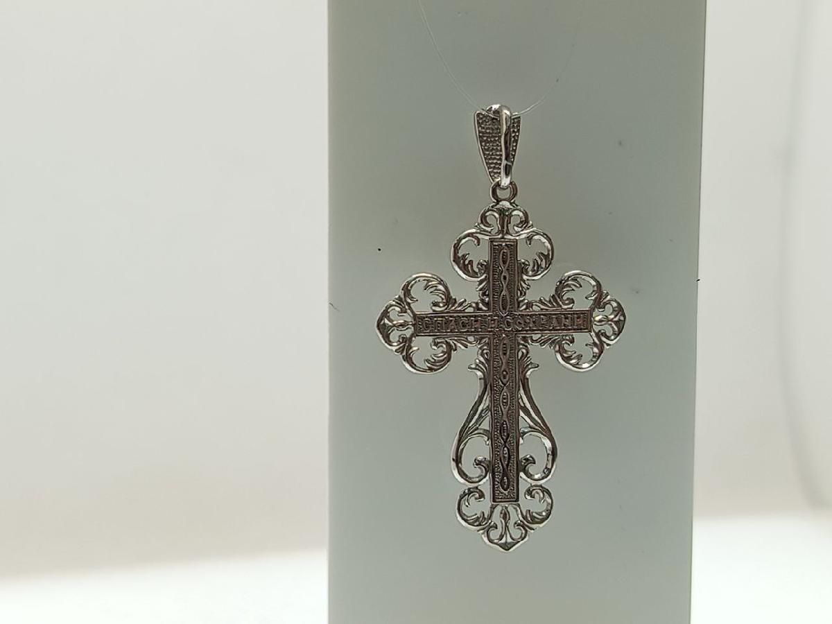 ПОДВЕСКА КРЕСТ без камня (Au 585)