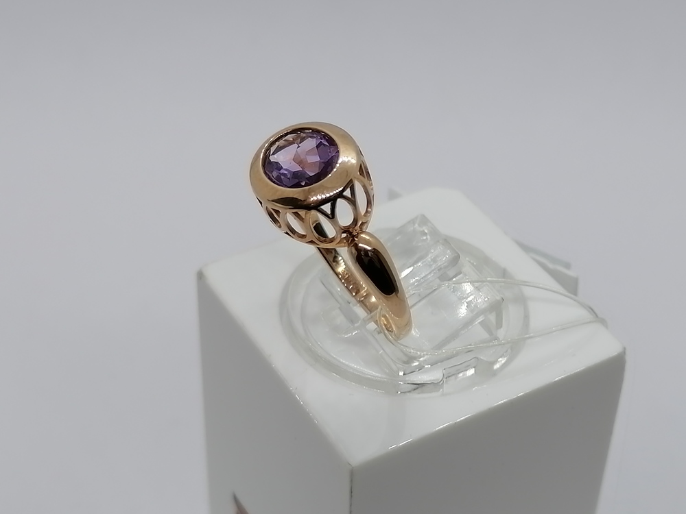 КОЛЬЦО С КАМНЕМ (Au 585)