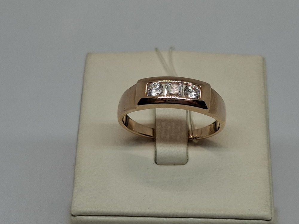 51-110-01553-1 КОЛЬЦО С КАМНЯМИ (Au 585)