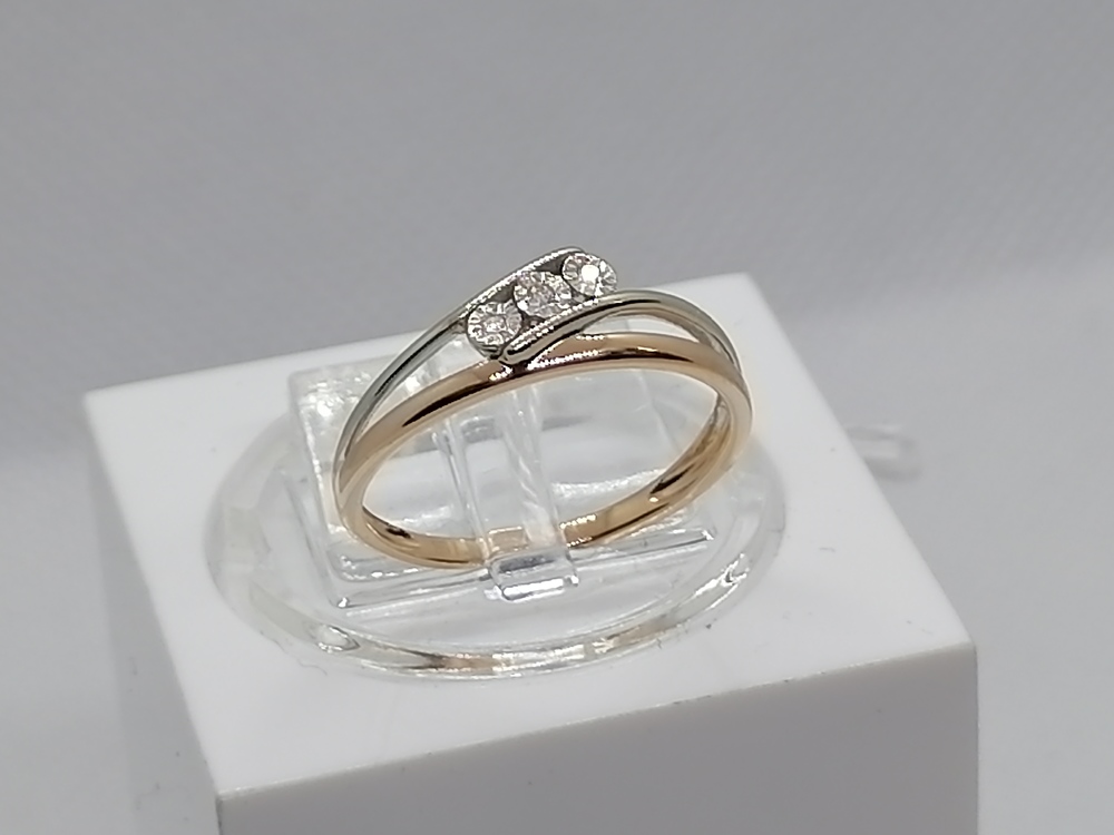 КОЛЬЦО БРИЛЛИАНТ Au 585