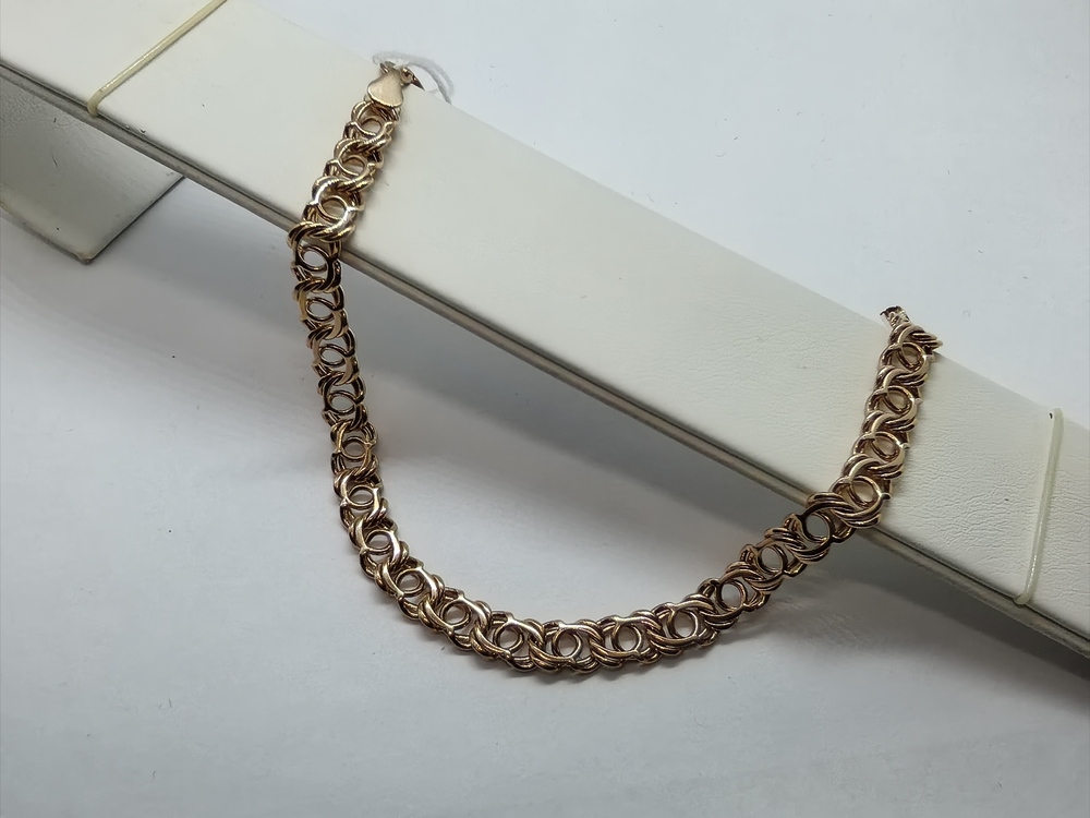 БРАСЛЕТ ПОЛНОВЕСНЫЙ Бисмарк арбский (Au 585)