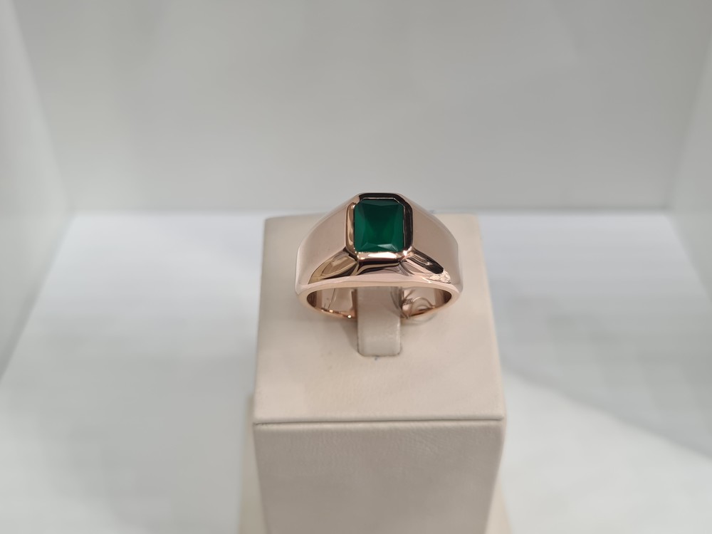 КОЛЬЦО ПЕЧАТКА с камнем (Au 585)