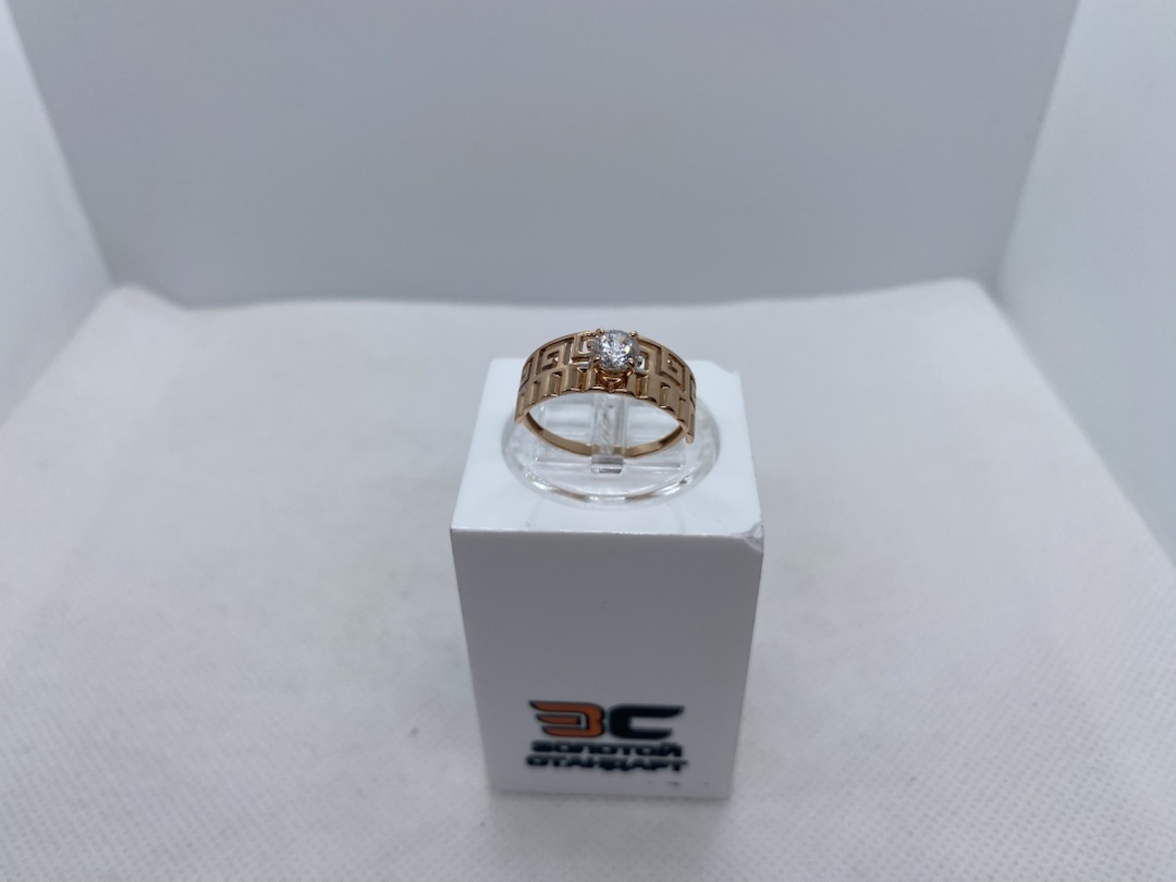 КОЛЬЦО С КАМНЕМ (Au 585)