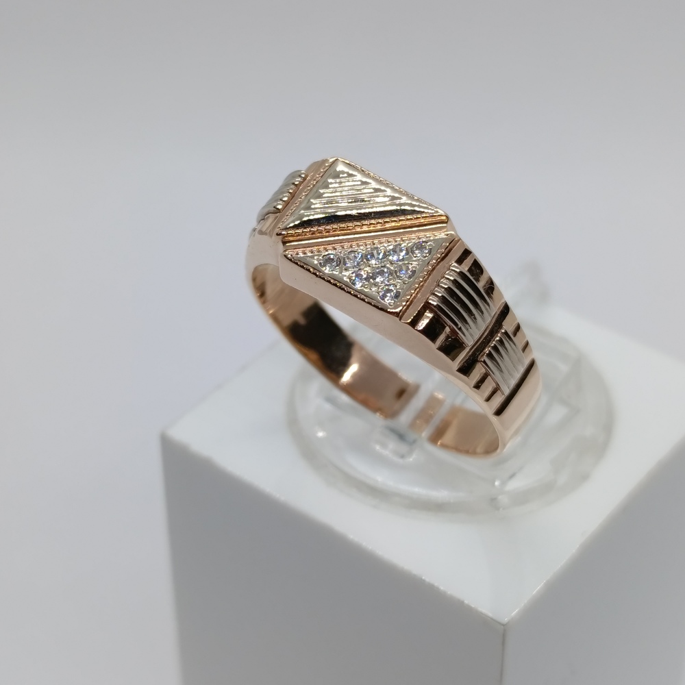 ПЕЧКМИ585 ПЕЧАТКА С КАМНЯМИ (Au 585)