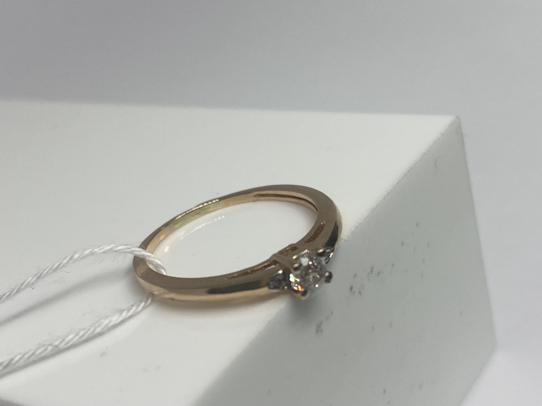 КОЛКМИ585 КОЛЬЦО С КАМНЯМИ (Au 585)