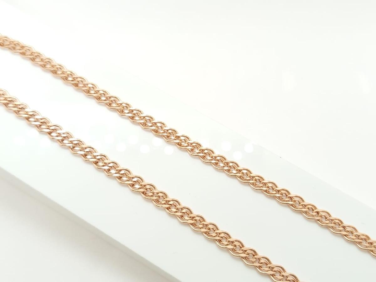 8080155П-60 ЦЕПЬ ПУСТОТЕЛАЯ Нона (Au 585)