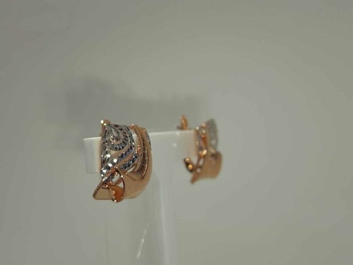 СЕРЬГИ БЕЗ КАМНЯ (Au 585)