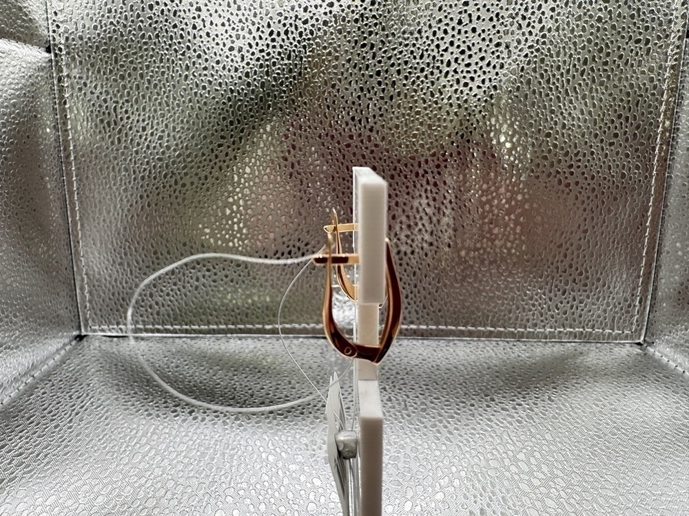 СЕРЬГИ БЕЗ КАМНЯ (Au 585)