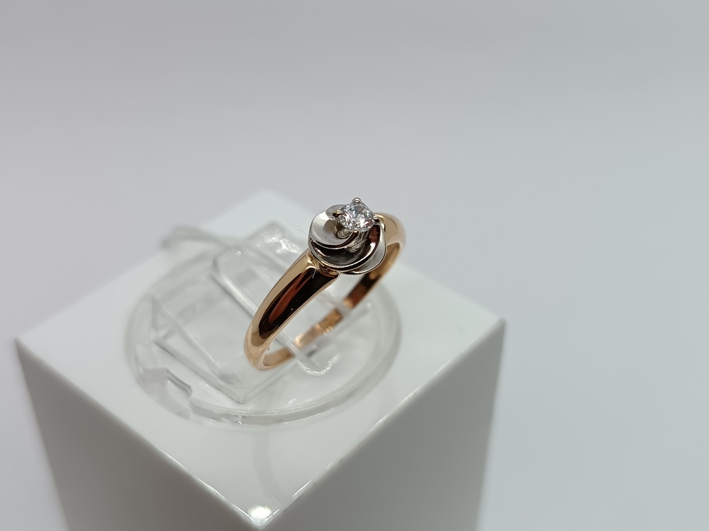 КОЛЬЦО С КАМНЕМ (Au 585)