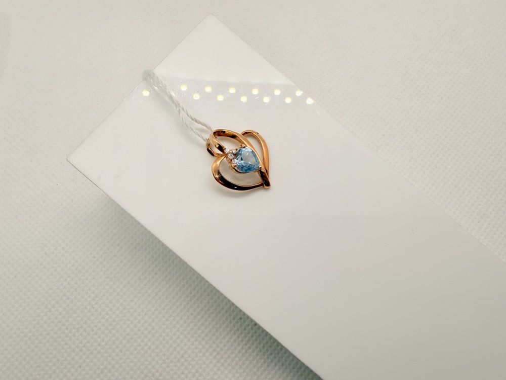 ПОДВЕСКА С КАМНЯМИ (Au 585)