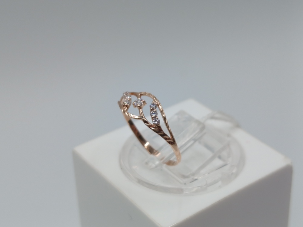 КОЛКМИ585 КОЛЬЦО С КАМНЯМИ (Au 585)