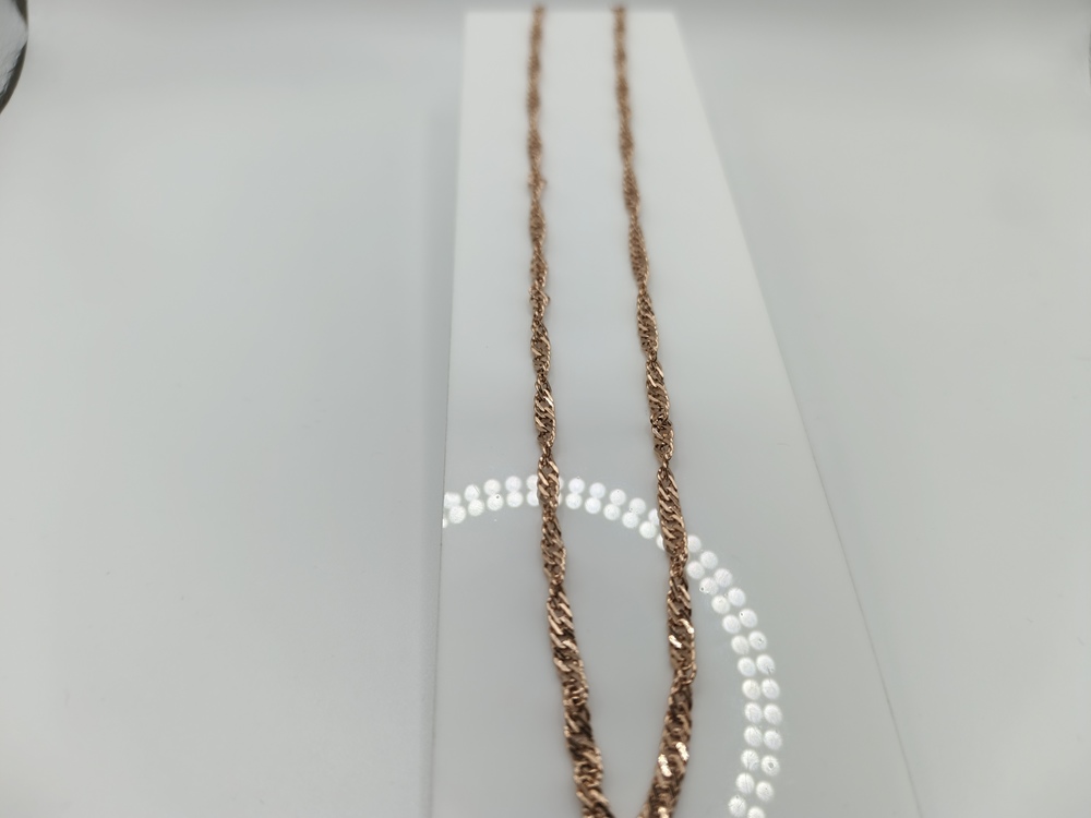 ЦЕПЬ ПУСТОТЕЛАЯ Сингапур (Au 585)