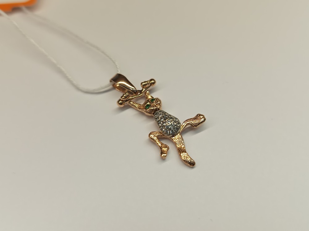 ПОДВЕСКА С КАМНЯМИ (Au 585)