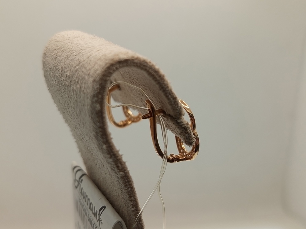 СЕРЬГИ С КАМНЯМИ (Au 585)